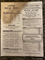 Little Pizza House menu