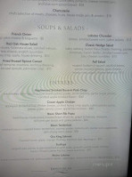 Red Oak Steakhouse menu