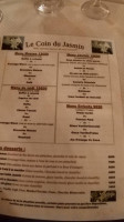 Le Coin du Jasmin menu