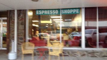 The Espresso Shop Caravan outside