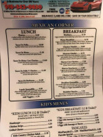 Cafe Flores menu