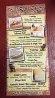 Front Porch Bakery menu