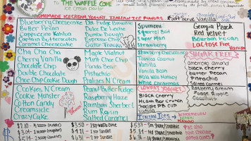 The Waffle Cone Ice Cream food