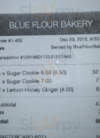 Blue Flour Bakery menu