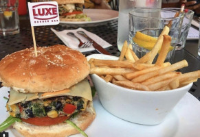Luxe Burger Bar food