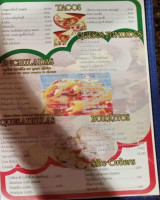 El Popocatepetl menu