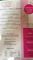 Creperie Saint-gratien menu