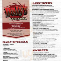 Daly's Grill food