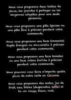 Pizzeria Pepone Annecy-Le-Vieux C.C Les Tilleuls menu