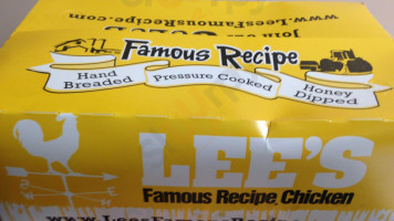 Lee's Famous Recipe Chicken inside