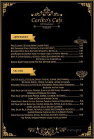 Carlito's Cafe menu