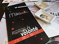 Miki Sushi menu