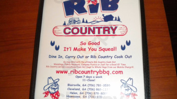 Rib Country Bbq inside