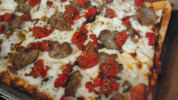 Rocky Rococo Pan Style Pizza food