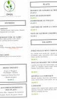 Ô Pavillon Des Saveurs menu