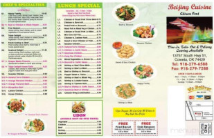 Beijing Cuisine menu