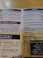 Red Prairie Steak House menu