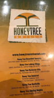Honey Tree Grille menu