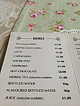 Cup Cake Central Tea Rooms menu