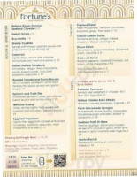 Fortune's Italian Steakhouse menu