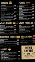 Racou Beach Snack menu