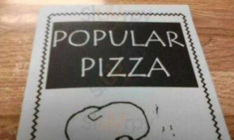 Popular Pizza menu