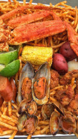 The Kickin Crab In Garland food
