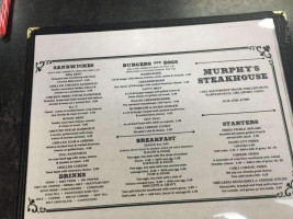 Murphy's Original Steakhouse menu
