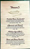 Cornerstone Bakery Cafe menu