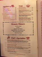 China Palace menu