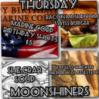 Moonshiners And Grill inside