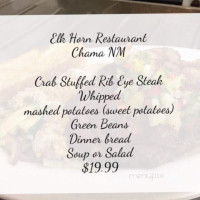 Elk Horn Cafe menu