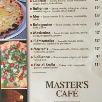 Master's Cafe food
