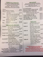 The Broken Yolk Cafe menu