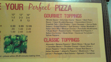 Peppers Pizzeria menu