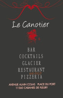 Le Canotier menu
