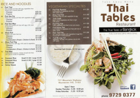 Thai Tables food