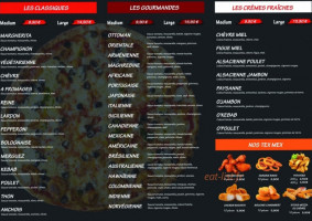 O'pizza Colmar menu