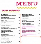 Sandwich Factory menu