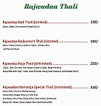 Rajwadaa Chullah menu