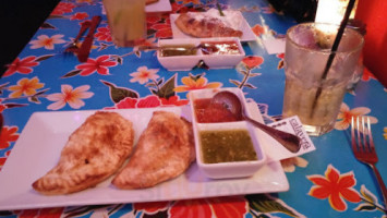 Calavera Empanadas And Tequila food