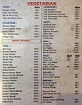 Mughals menu