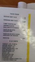 Don Juan's Cocina menu