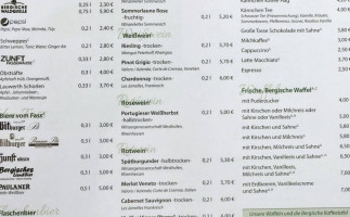 Gaststätte Rüdenstein menu