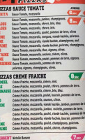 Le Classico menu
