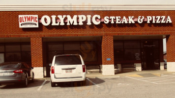 Olympic Steak Pizza outside