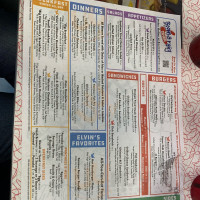 Boomarang Diner menu