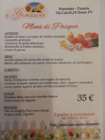 I Girasoli menu