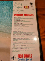 King Cajun Seafood menu