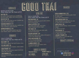 Good Thai On Wheels menu